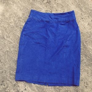 Banana Republic- Dark blue bodycon skirt